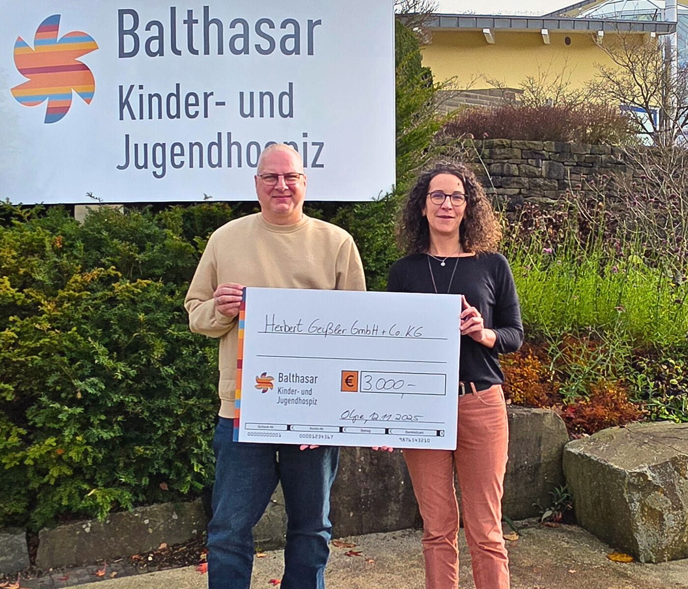 Spende an das Balthasar Kinder- und Jugendhospiz